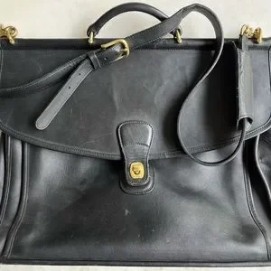 Coach | Bags | Vintage Coach 5266 Beekman Black Leather Briefcase